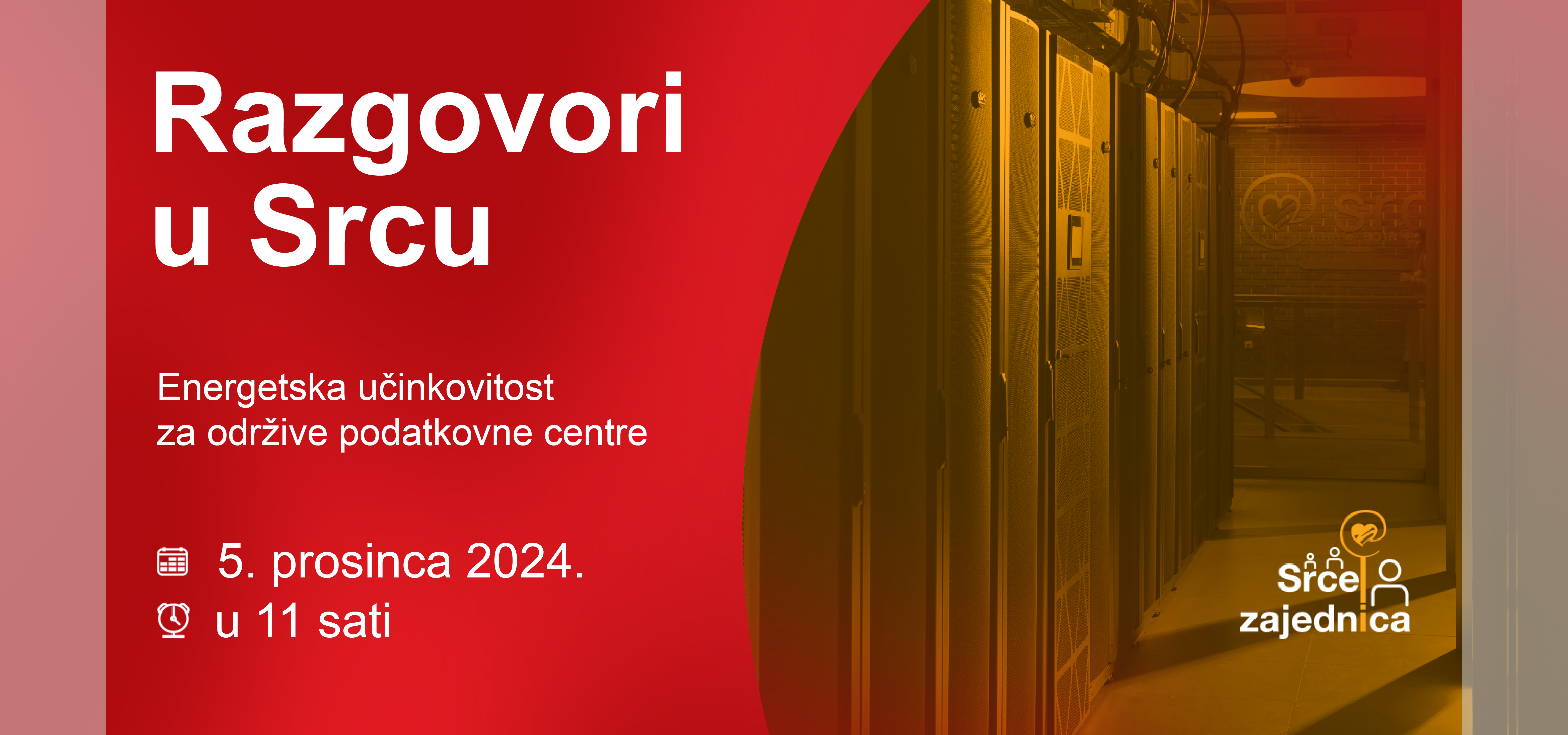 Razgovori u Srcu: Energetska učinkovitost za održive podatkovne centre